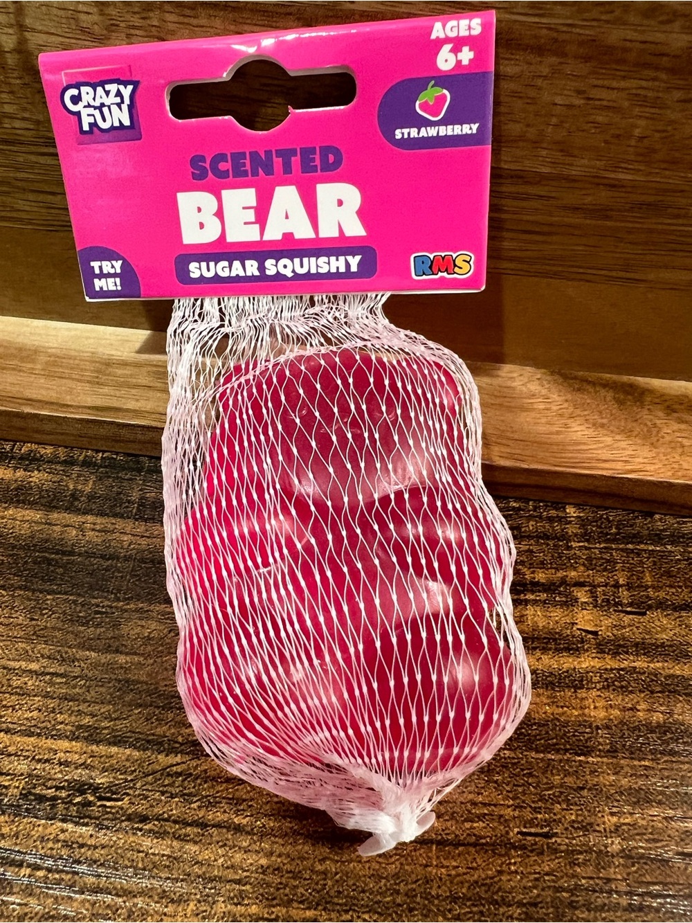 ❤️ RMS Crazy Fun Strawberry Scented Capybara Sugar Squishy - ❤️ Red 🍓